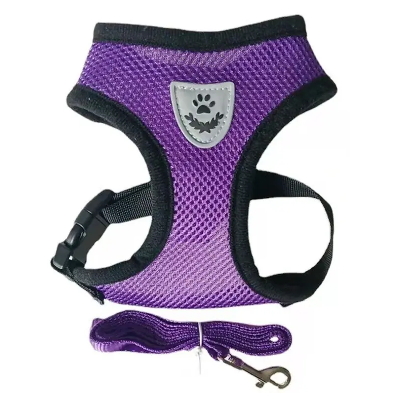 Purple (Xl, ) Pet Leash & Harness For Cats & Dogs