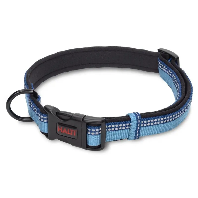 Company Of Animals Blue Halti Nylon Adjustable Collar 10Mm X20-30Cm Small