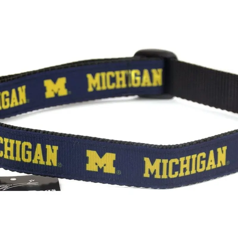 Marque De Sport Professionnel College Dog Collar Michigan) Small