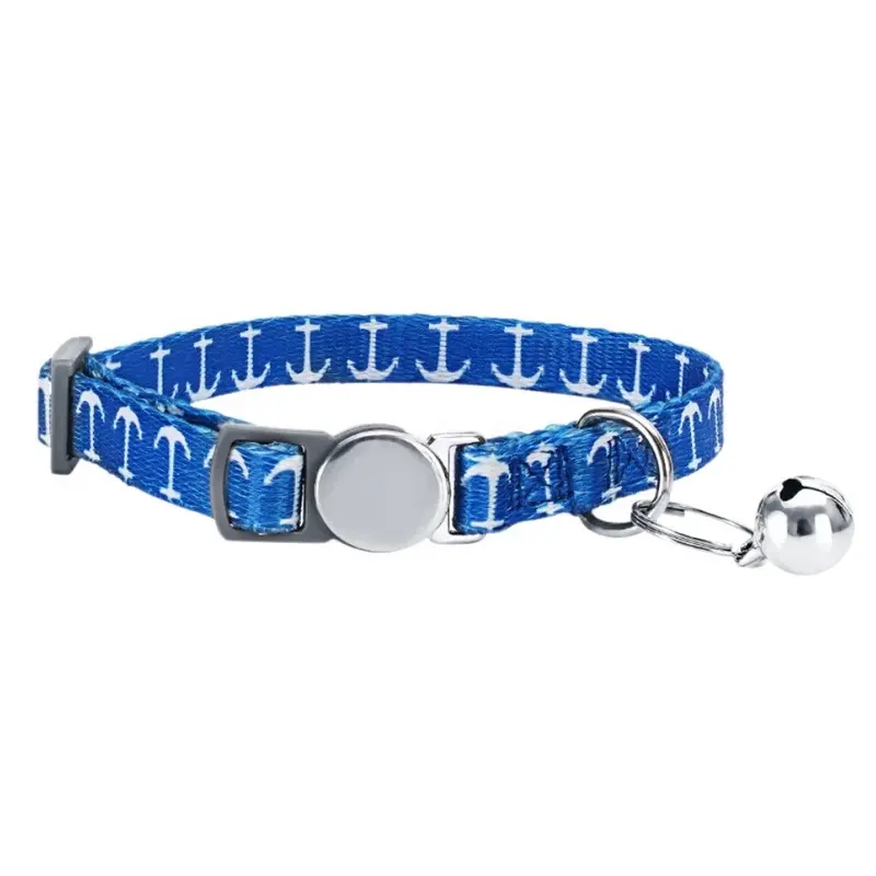 (#3) Cat kitten Collar Personalised with Bell Custom Engraved with Name and Phone New