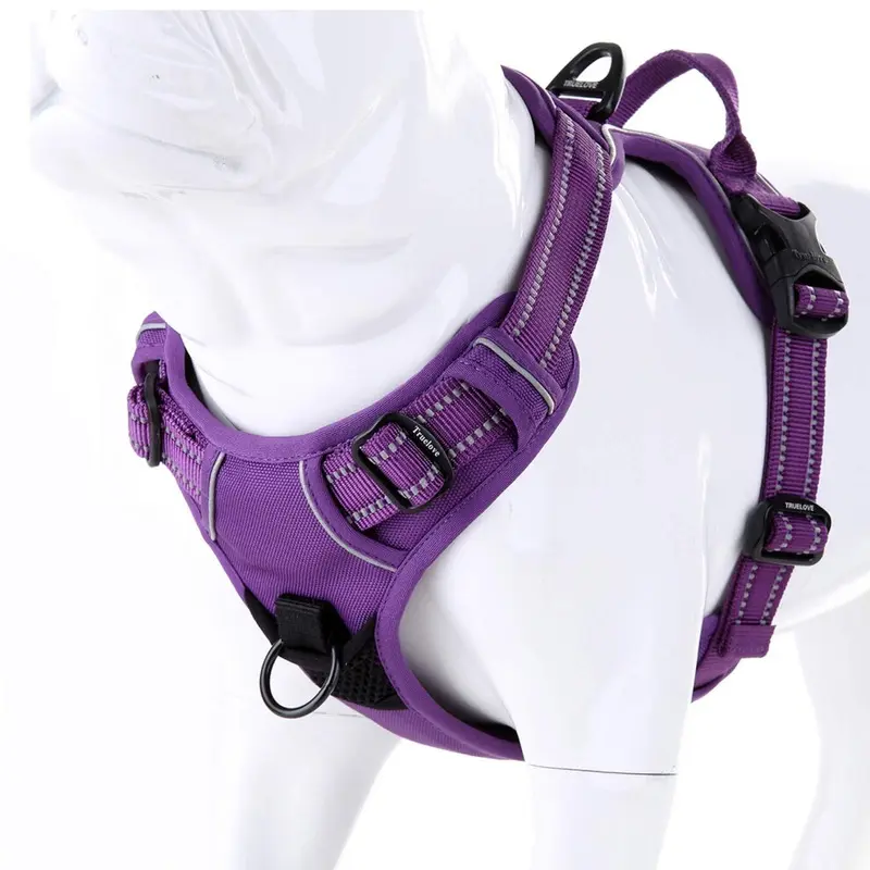 Juxzh Soft Front Dog Harness Best Reflective No Pull Harness With Hand