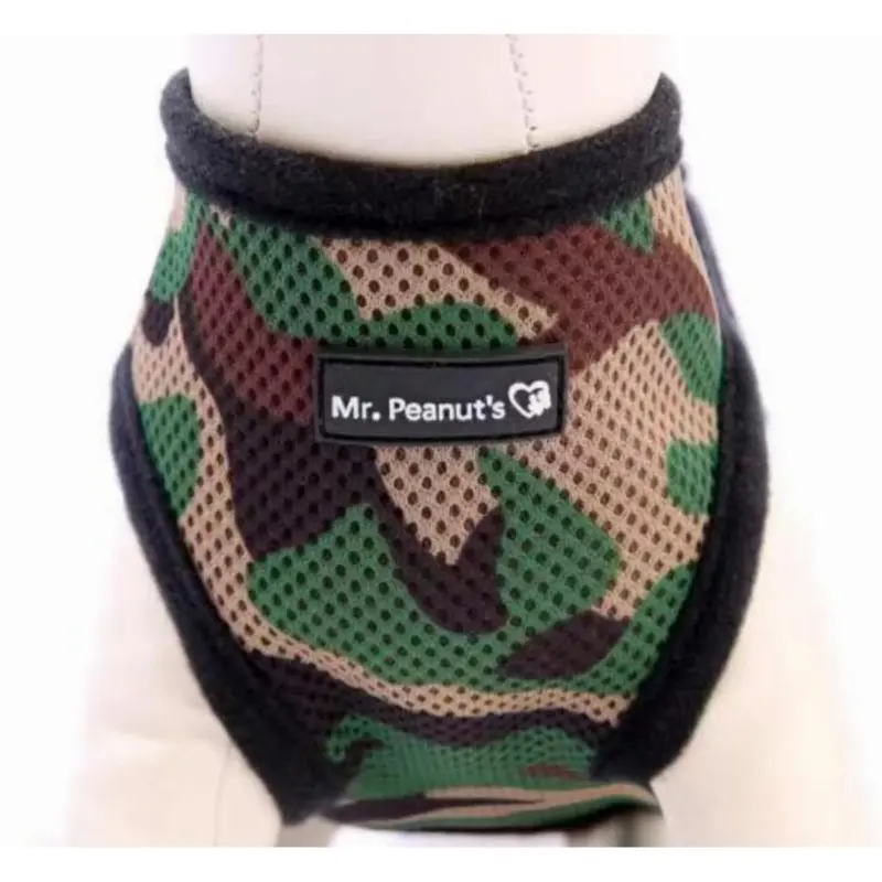 The Peanut Shell Mr. Peanuts Puptrek Dog/Cat Soft Mesh Step In Harness Vest Small