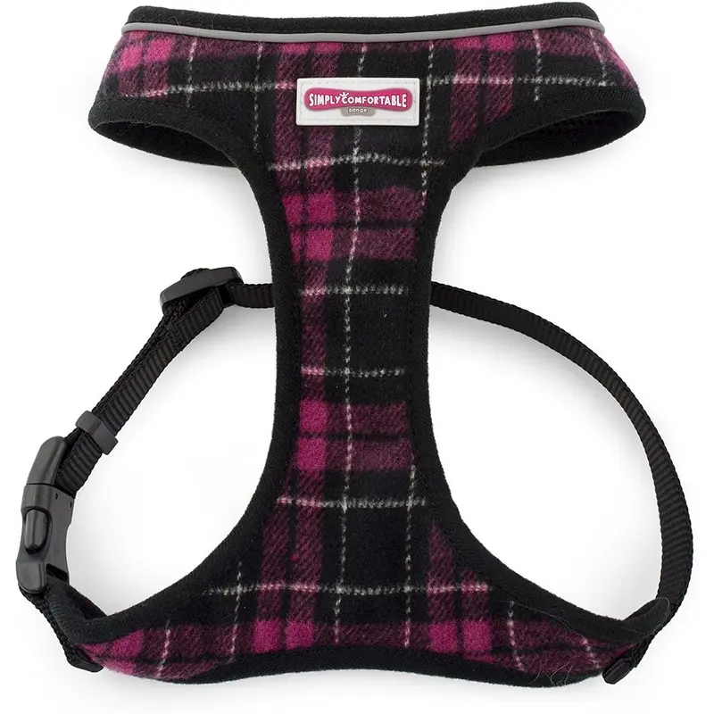 ANCOL COMFORTABLE DOG PUPPY HARNESS EXTRA SMALL 28-40 CM PURPLE TARTAN