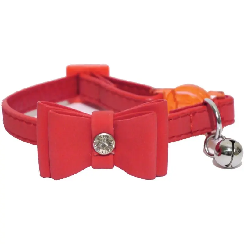 Cat Walk Collection Catwalk Collection Designer Cat Collars - Bow Tie Red