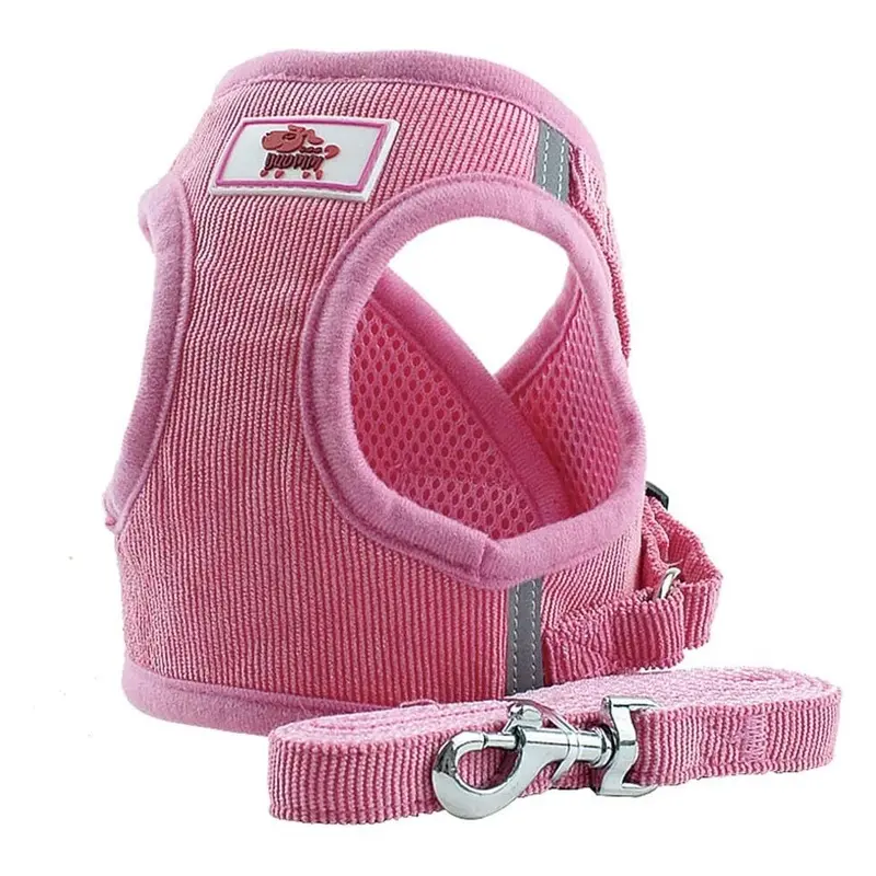 Pink Pet Dog Harness Adjustable Pet Harness Ie083 (L, 1) Size 1