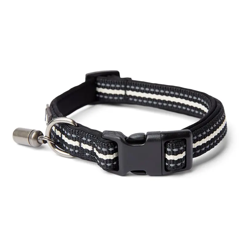 3 Peaks Trek Dog Collar Ecru Small