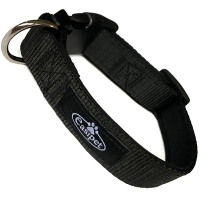 B&Q Dog Collar Neoprene Padded Waterproof Comfort Collar S Black