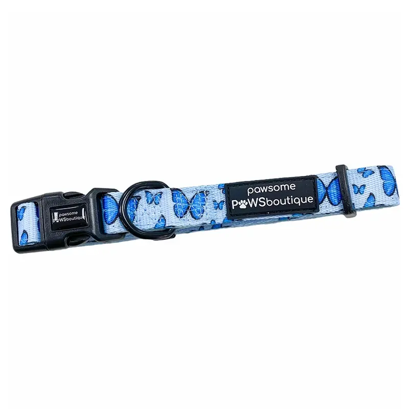 Pawsome Paws Boutique Dog Collar Nova Blue X Small