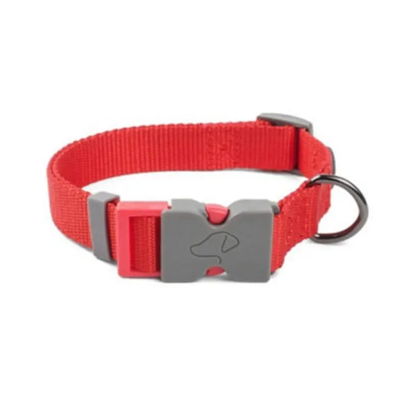 Zoon Red Walkabout Dog Collar - Small