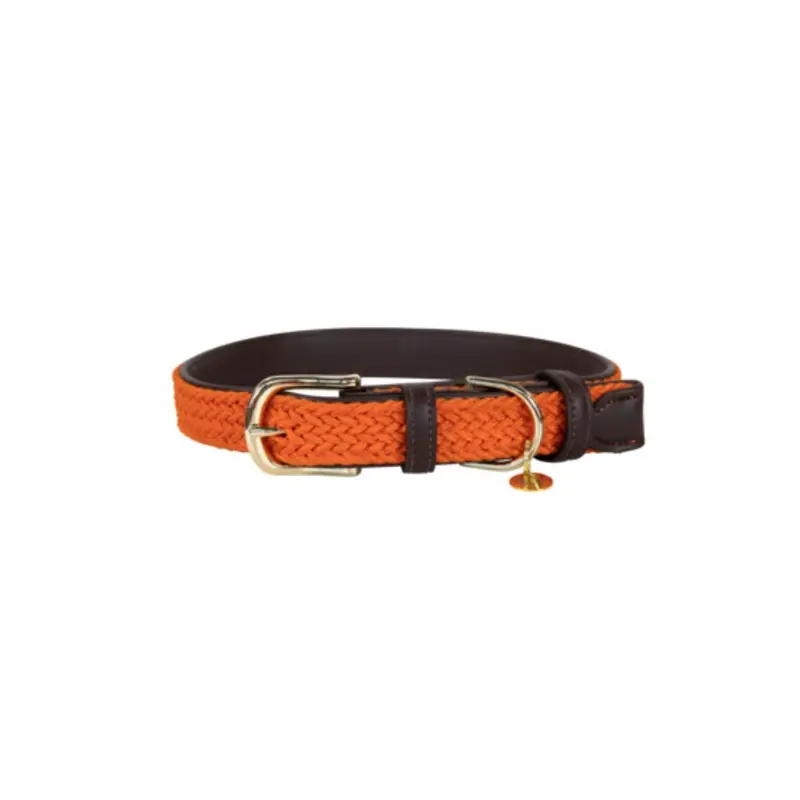 Kentucky Dogwear Orange Braided Nylon Dog Collar Kentucky Small