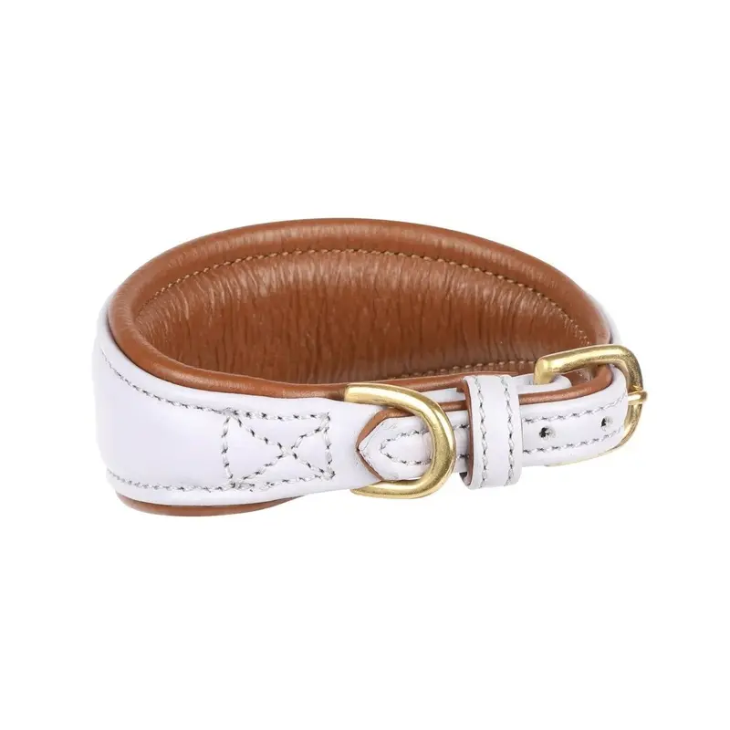 Digby And Fox Padded Greyhound Dog Collar - Lilac Large