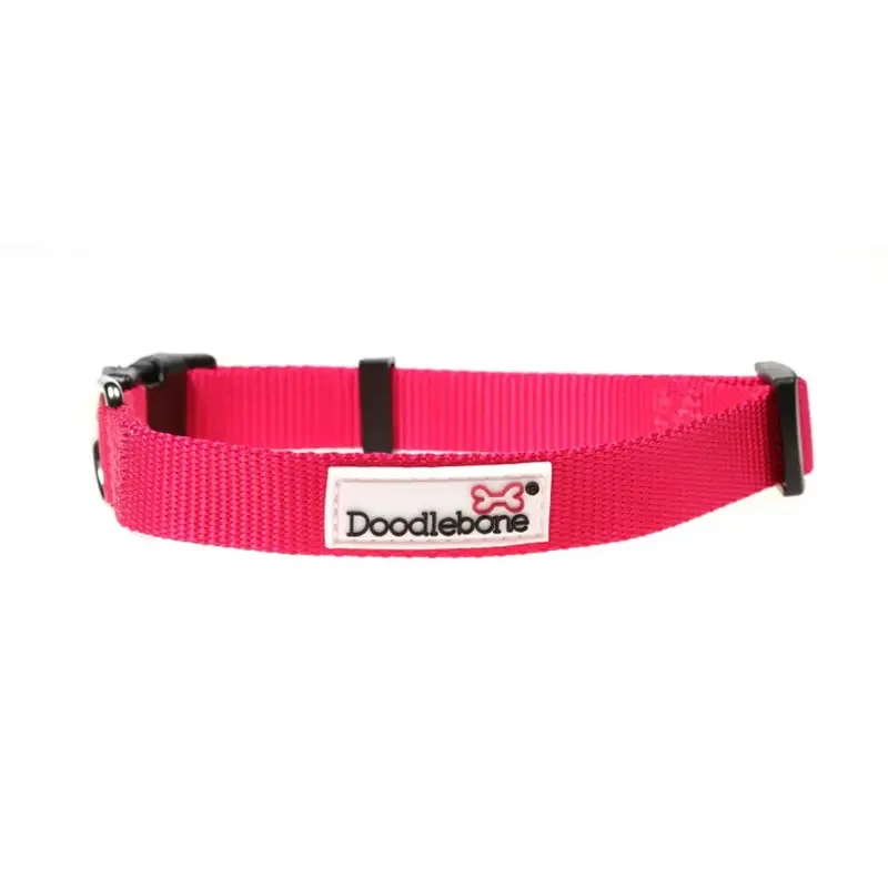 Doodlebone Unisex Pink Originals Collar Size 1-2