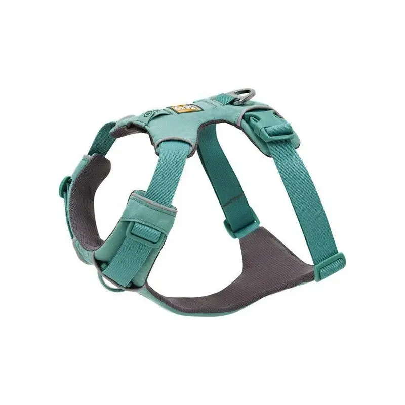 Ruffwear Unisex Blue Front Range Harness - Green - Dog Clothes & Accessories Large
