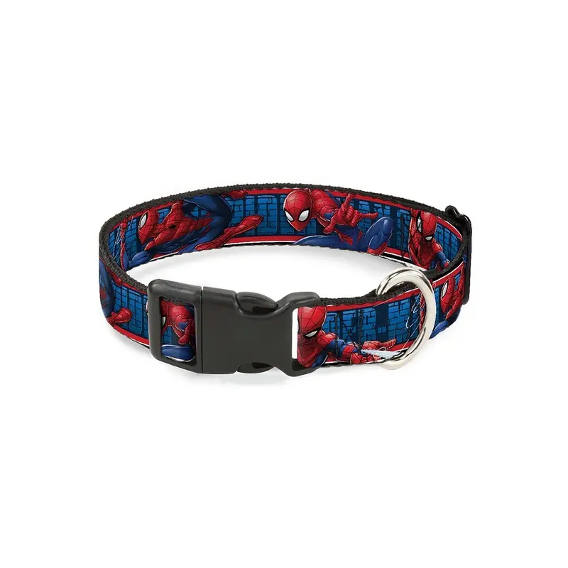 Spider-Man 3-Action Poses Plastic Clip Dog Collar