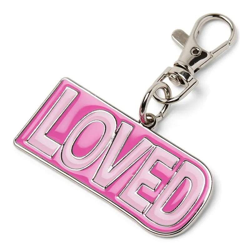 Pets At Home Loved Dog Collar Charm Pink