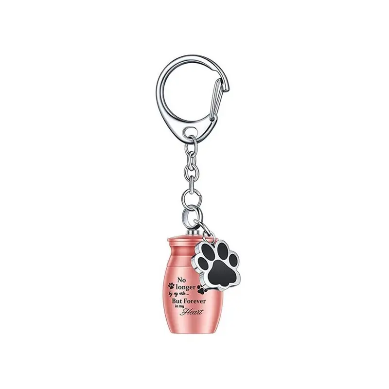 Gold (Rose )(Rose ) Pet Cremation Urn Waterproof Pet Urn Keychain Mini Dog
