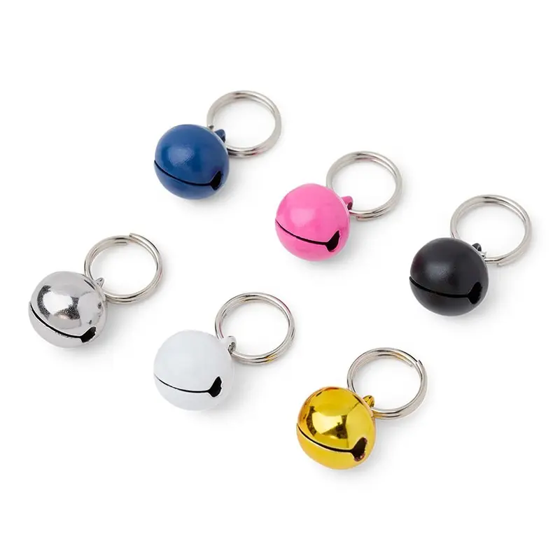 Pets At Home Cat Collar Bells Multi Coloured 6 Pack