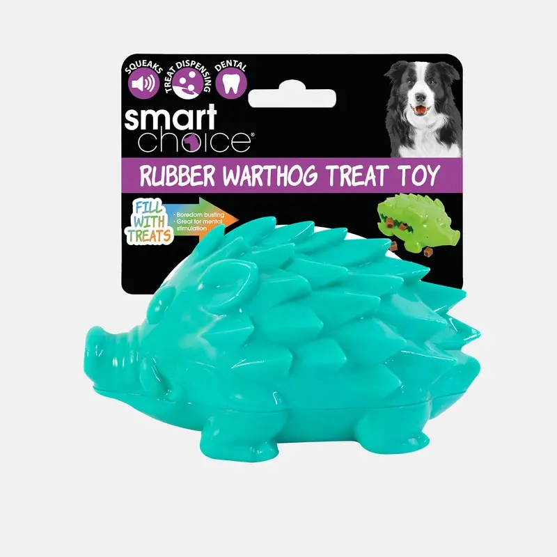 Rubber Warthog Treat Dispensing Dog Toy