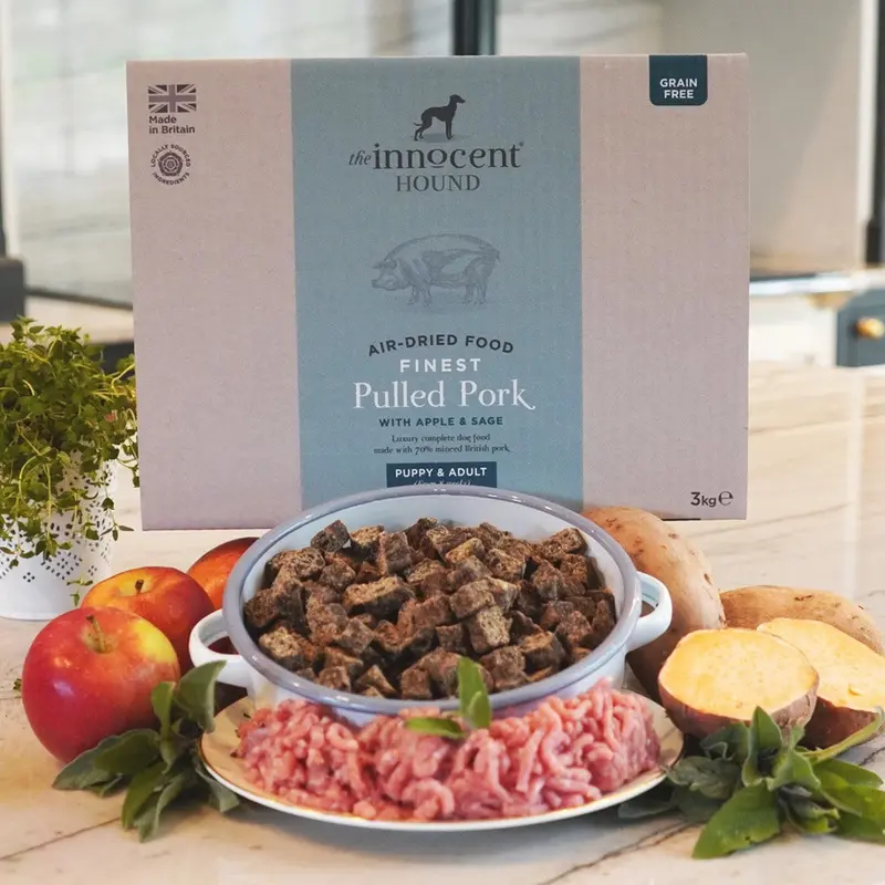 The Innocent Hound Finest Pulled Pork Complete Air Dried Dog Food