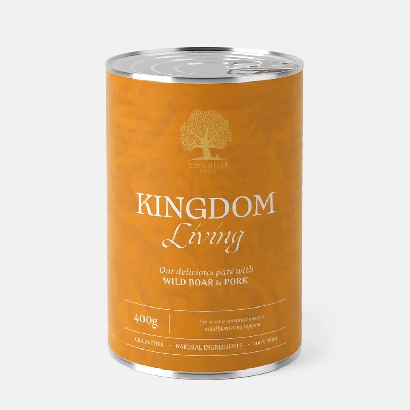 Essential Foods Kingdom Living Pate Dog Food 400g