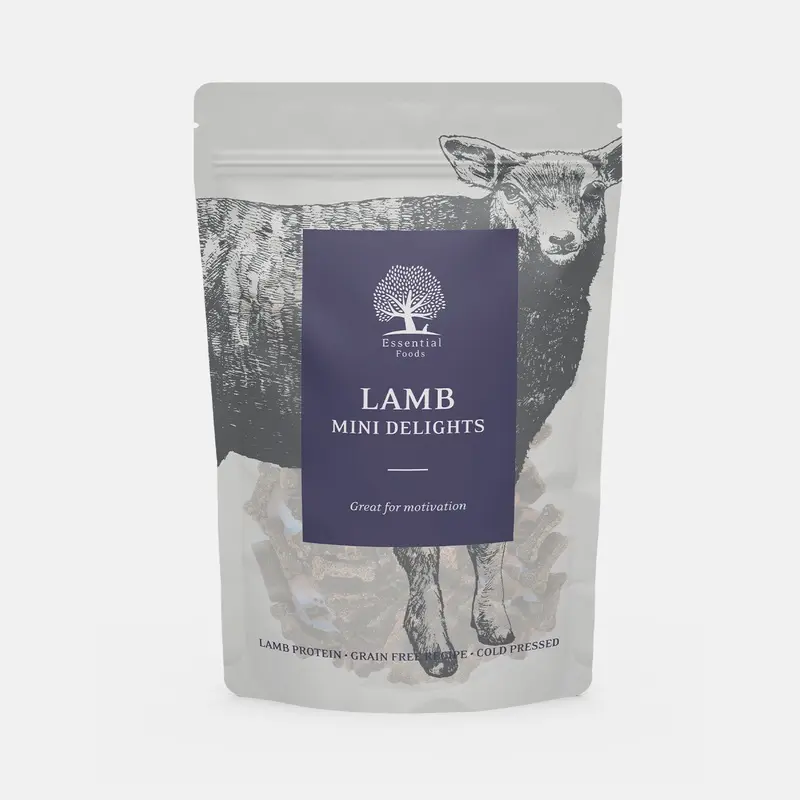 Essential Foods Lamb Mini Delights Dog Treats 100g