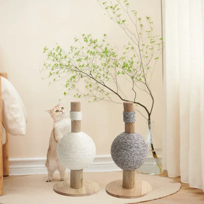 Helsinki The Ball Ivory Cat Scratch Tree