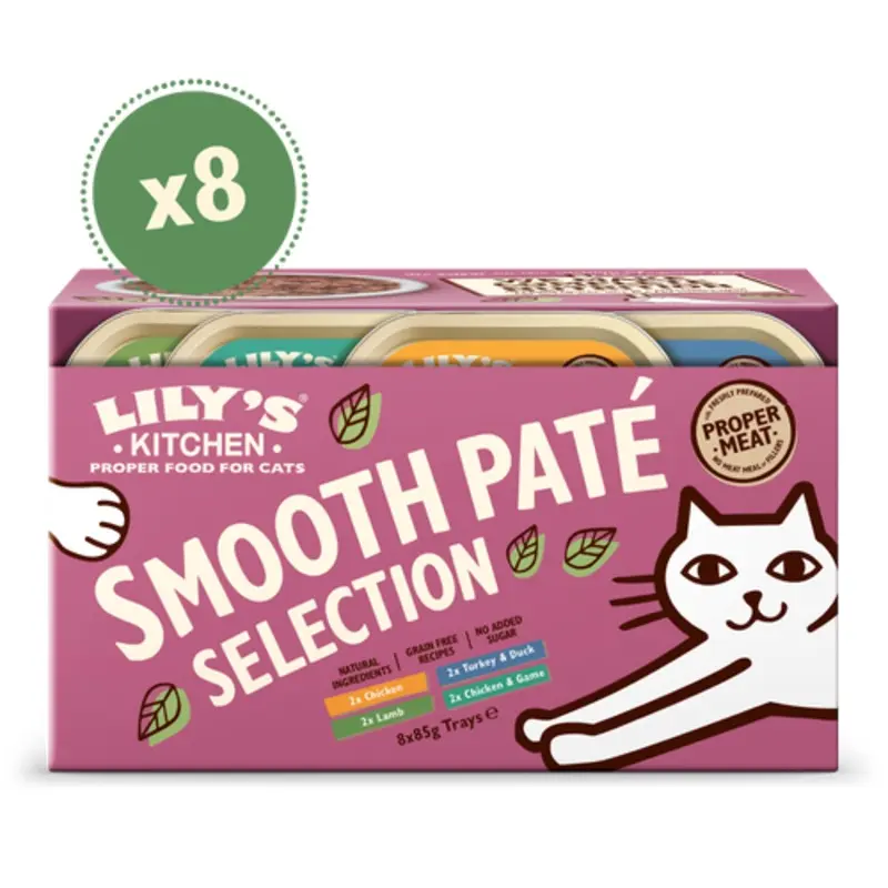 Lily's Kitchen Smooth Pat Selection Multipack (8x85g)