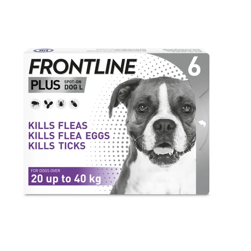 Frontline Plus for Large Dogs x6