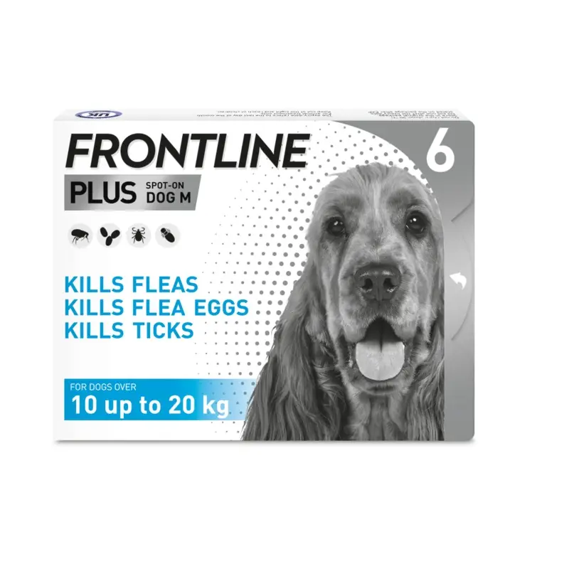 Frontline Plus for Medium Dogs x6