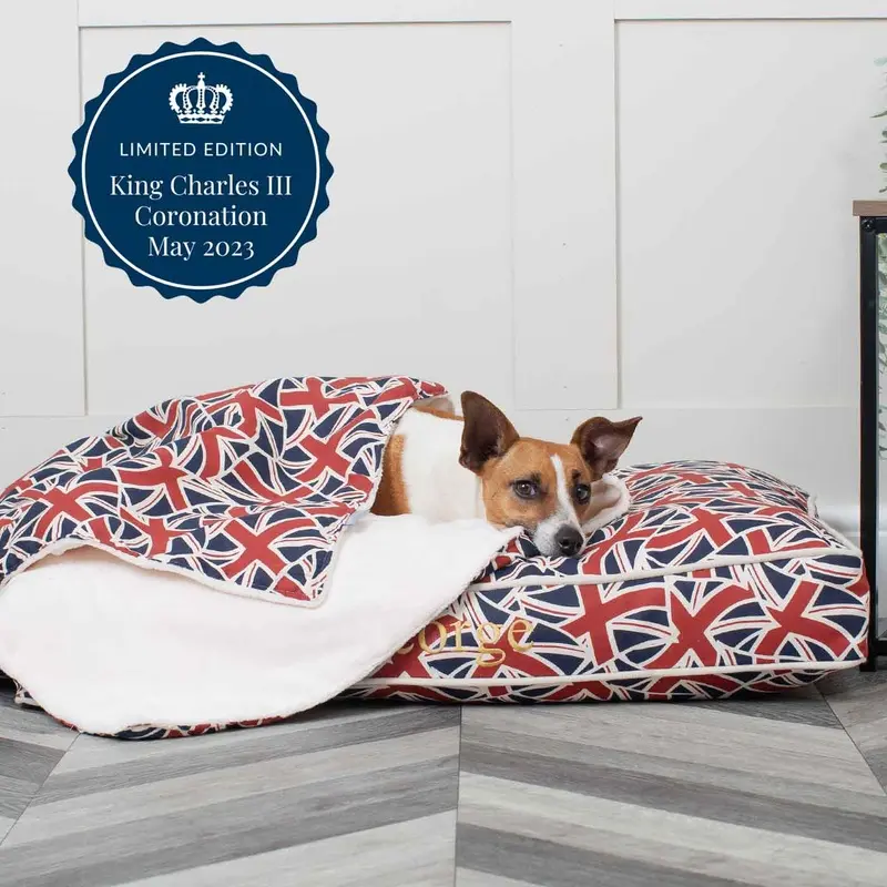 King's Coronation Dog & Puppy Blanket by Lords & Labradors