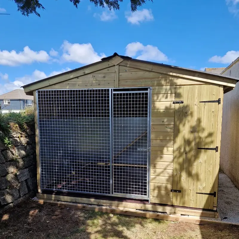 Benchmark Premium Wood Single Cattery 10 x 8ft