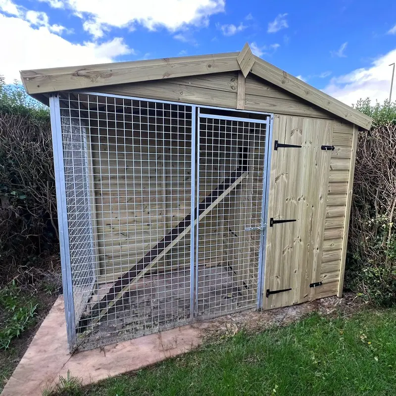 Benchmark Premium Wood Single Cattery 8 x 4ft