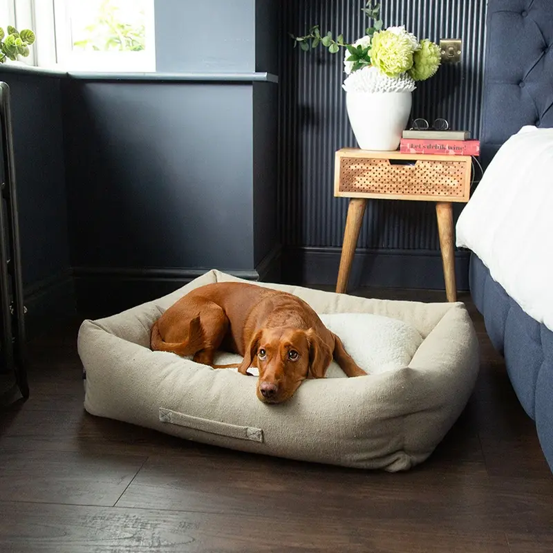 Scruffs 100% Recycled Cream Eco Eden Box Bed