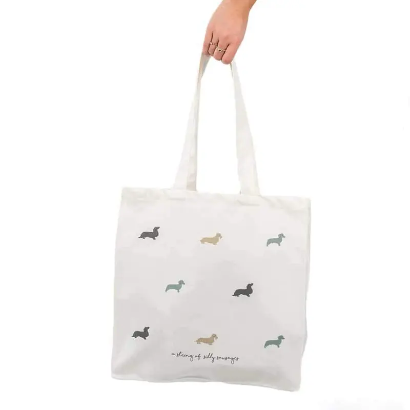 Silly Sausages Canvas Tote Bag