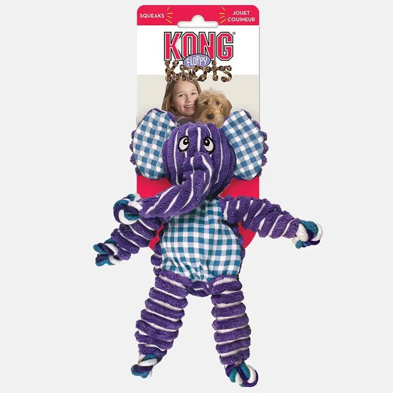 KONG Floppy Knots Elephant