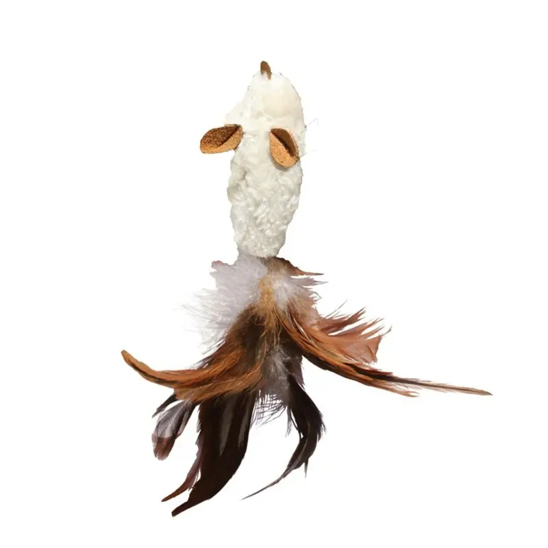 KONG Cat Refillable Feather Mouse