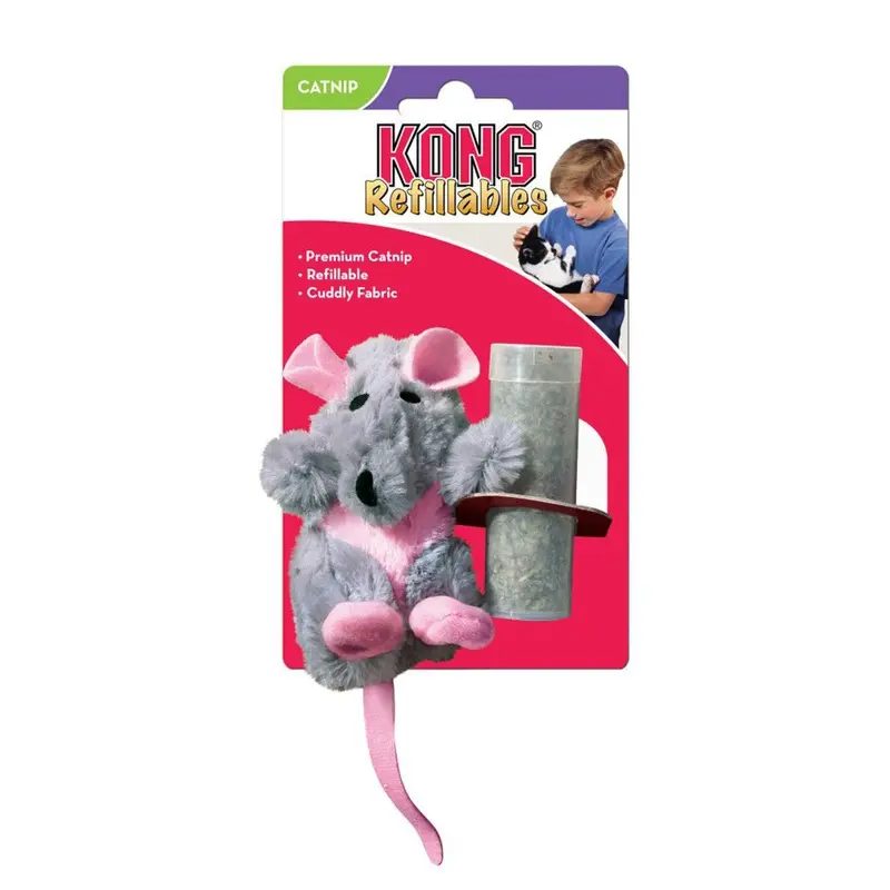 KONG Refillable Catnip Rat