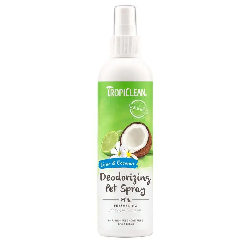 TropiClean Lime & Coconut Deodorising Spray