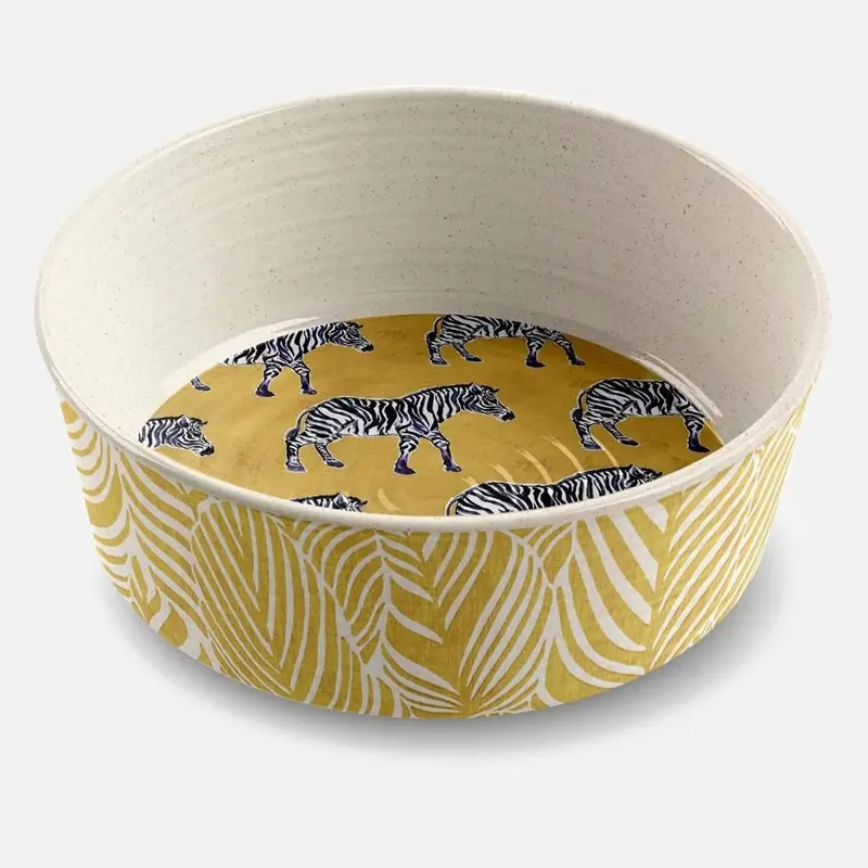 Safari Zebra Pet Bowl