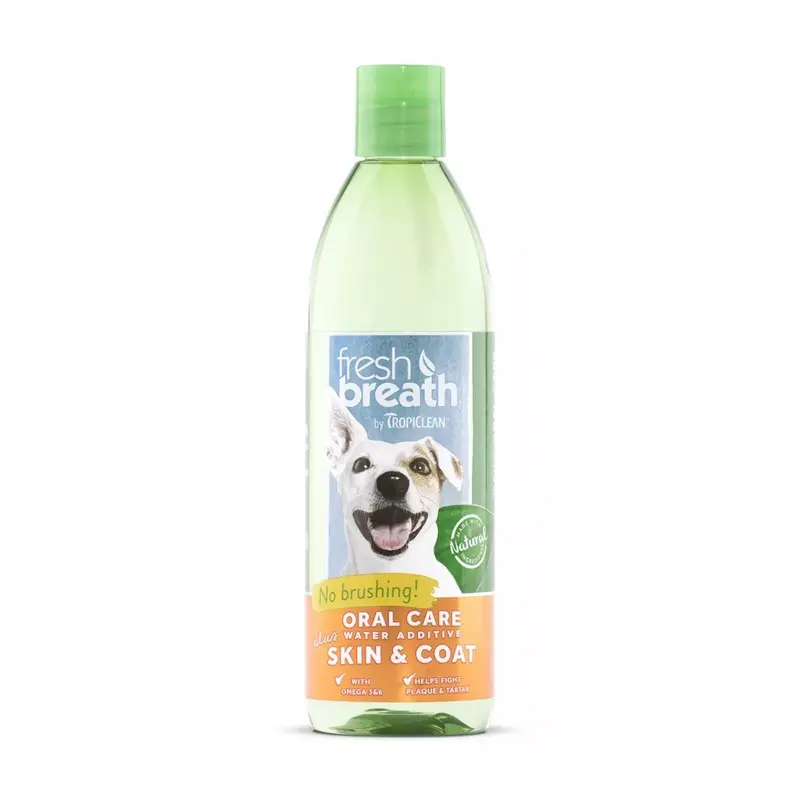 Tropiclean Oral Care Water Additive + Skin & Coat