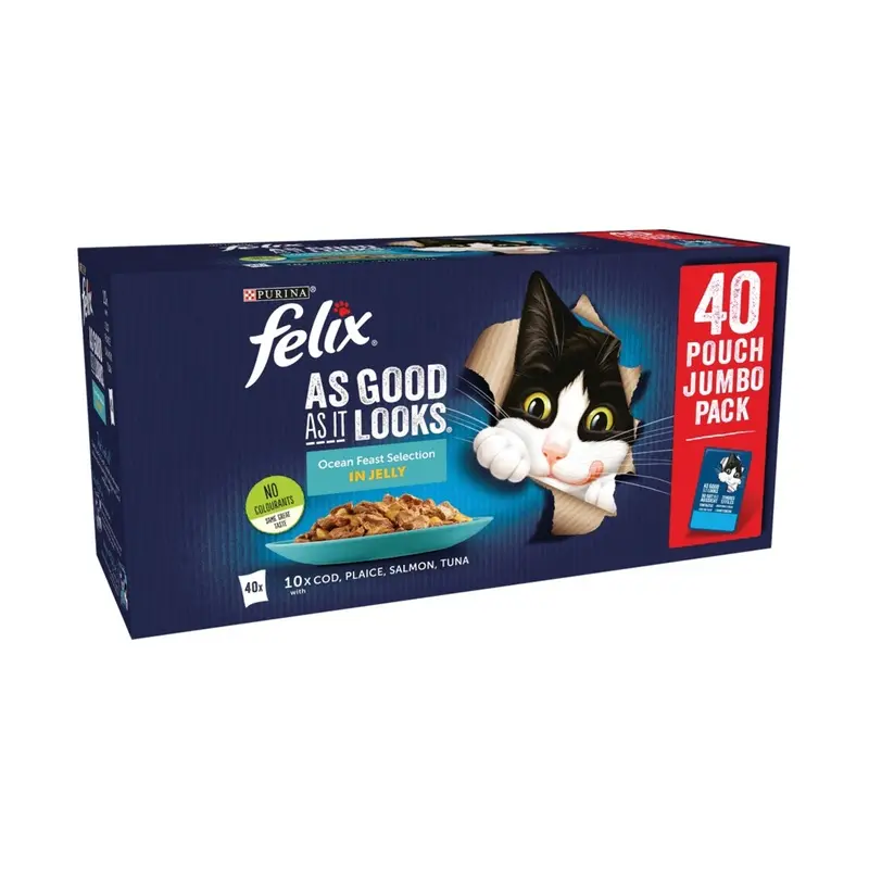 Felix As Good As It Looks Ocean Feasts (40 x 100g)