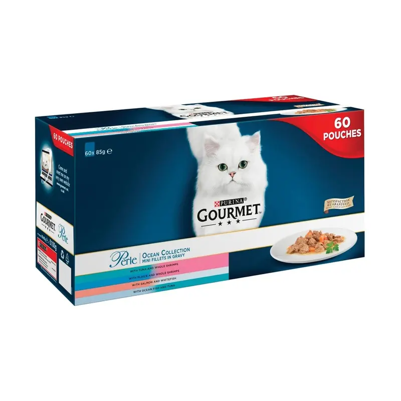 Gourmet Perle Chef's Ocean Collection In Gravy (60 x 85g)