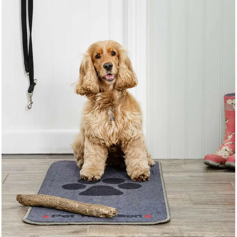 Pet Rebellion Stop Muddy Paws Grey