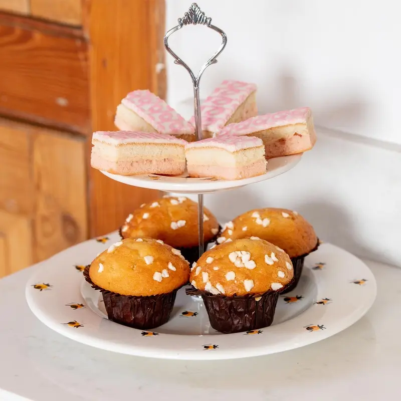 Cake Stand in Honey Bee - L&L x Purple Glaze