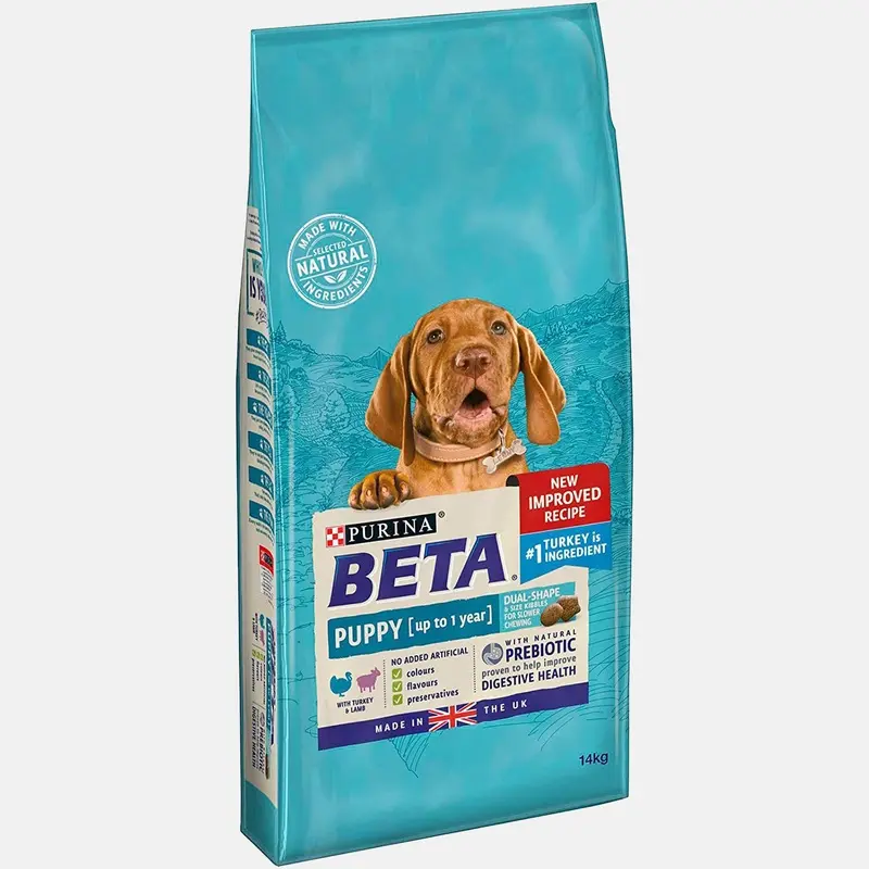 Purina Beta Puppy Dry Dog Food with Turkey & Lamb 14KG