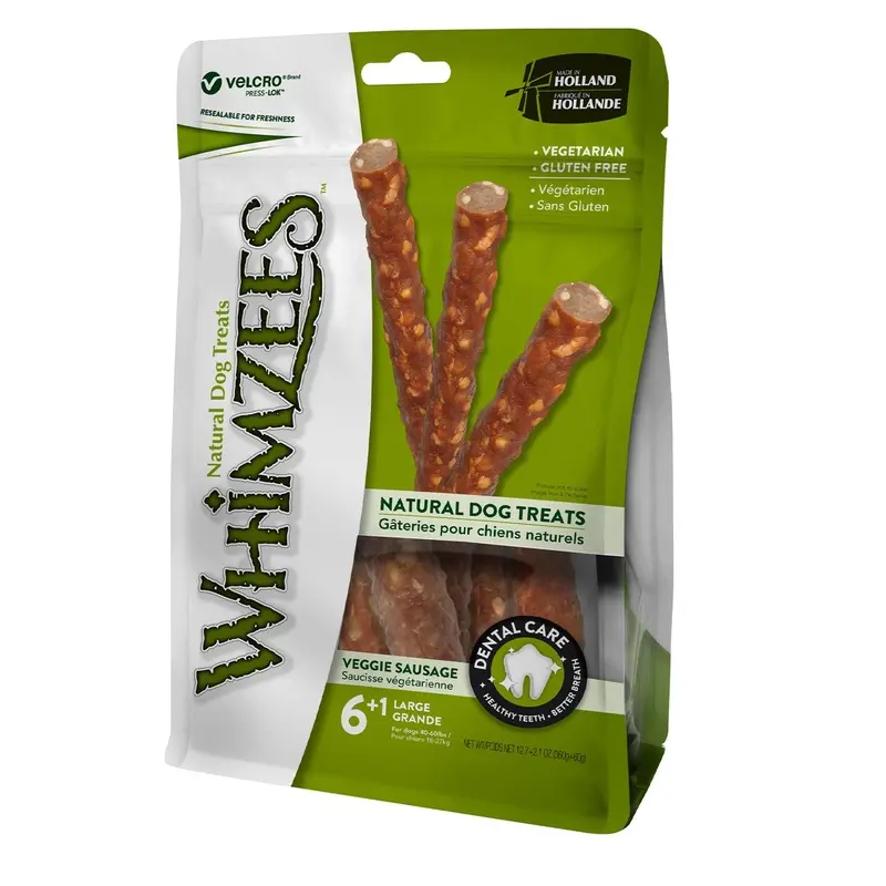 Whimzees Small Veggie Sausages
