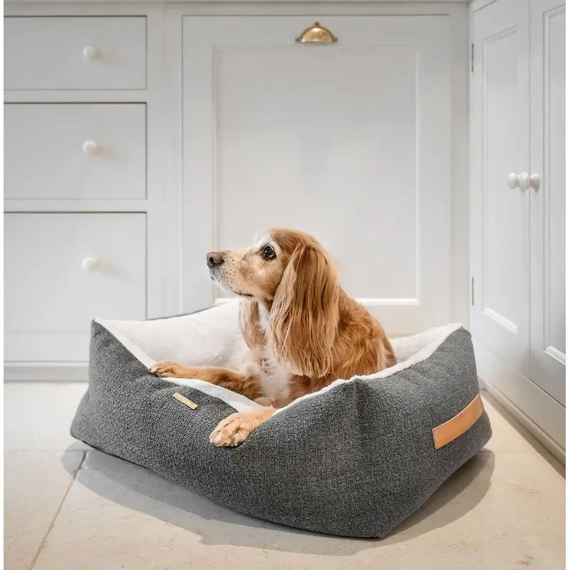 Essentials Herdwick Box Bed in Graphite by Lords & Labradors