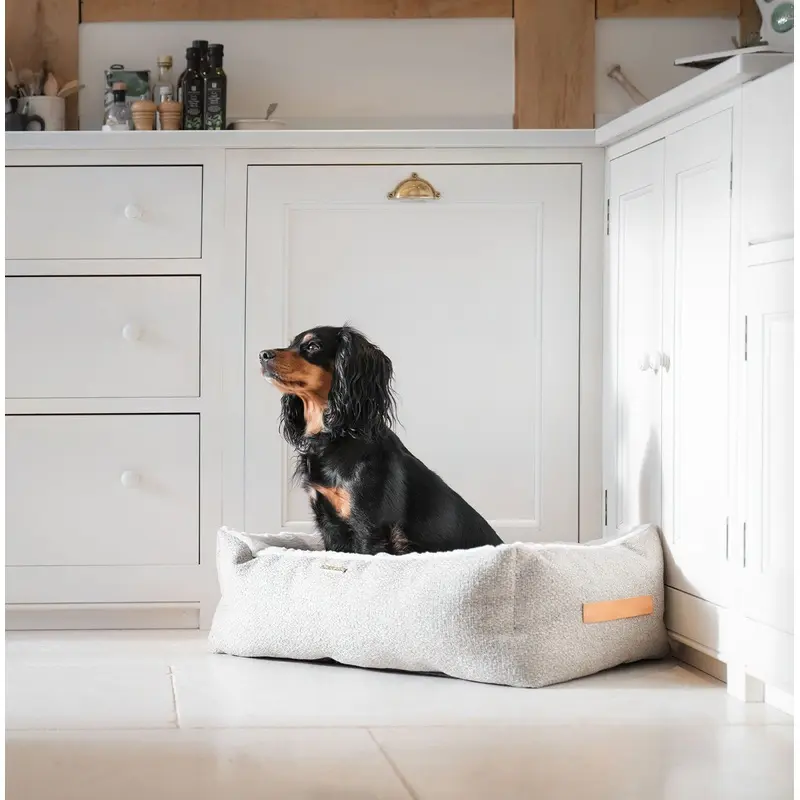 Essentials Herdwick Box Bed in Sandstone by Lords & Labradors