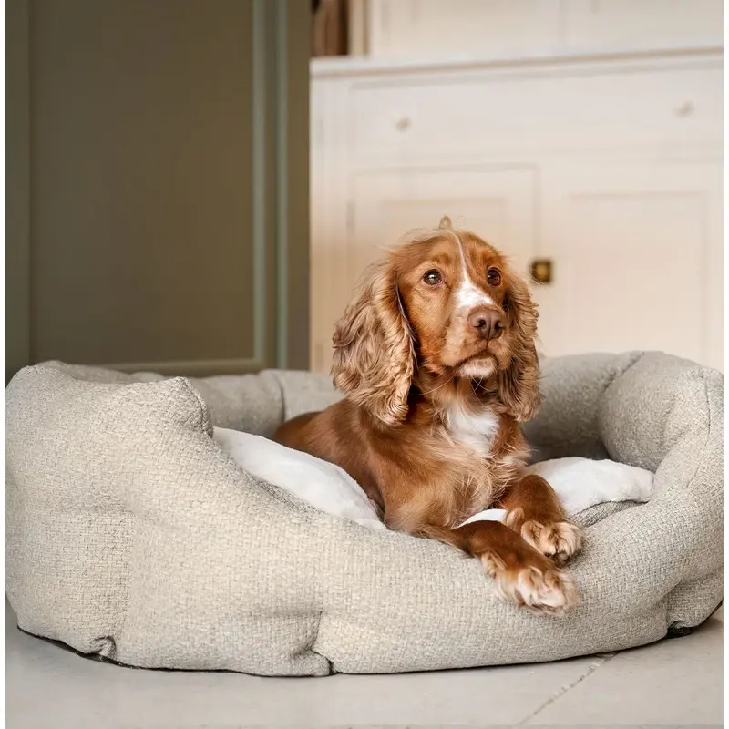 Essentials Herdwick Oval Bed in Sandstone by Lords & Labradors