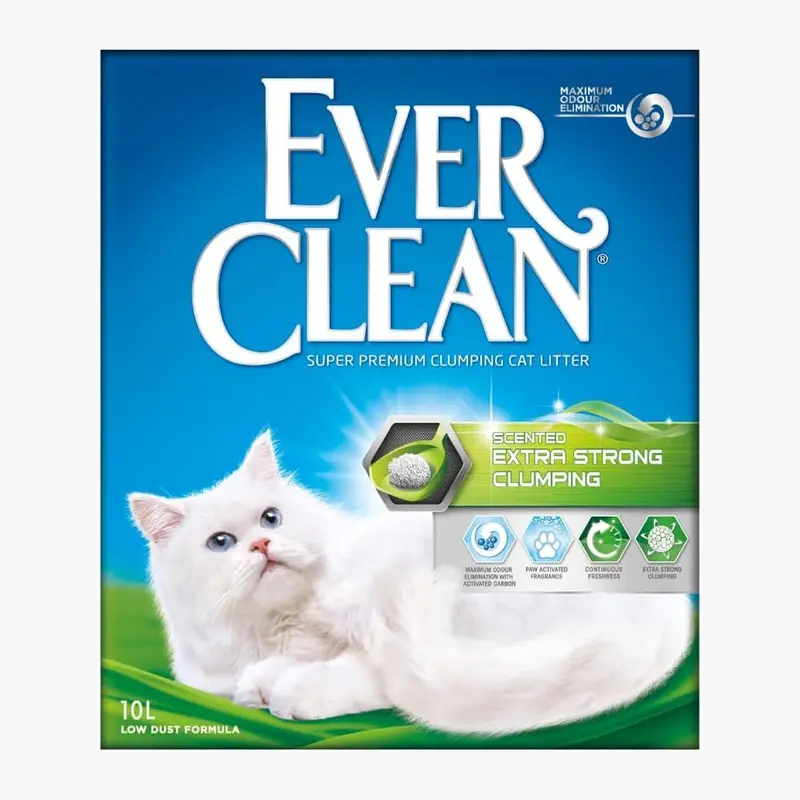 EverClean Extra Strength Scented Clumping Cat Litter 10L